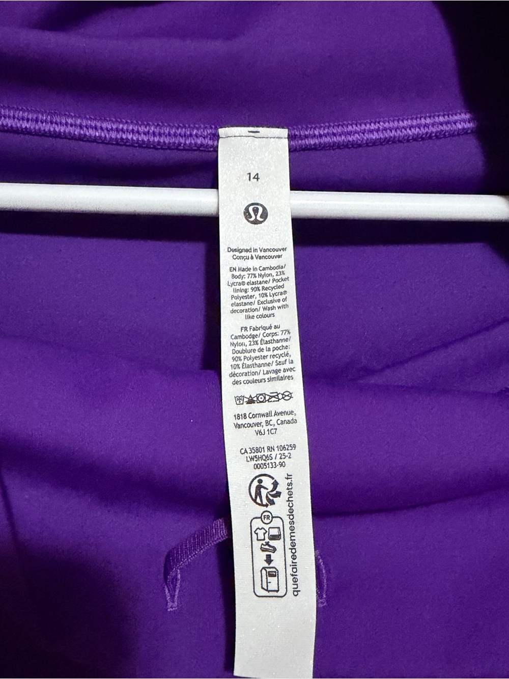 Lululemon Wunder Train High Rise Crop - Picture 5 of 5